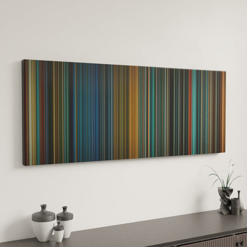 Godzilla: King of the Monsters canvas art in modern interior - movie color palette