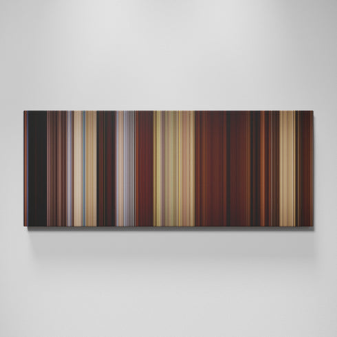 Django Unchained movie canvas wall art - color palette print