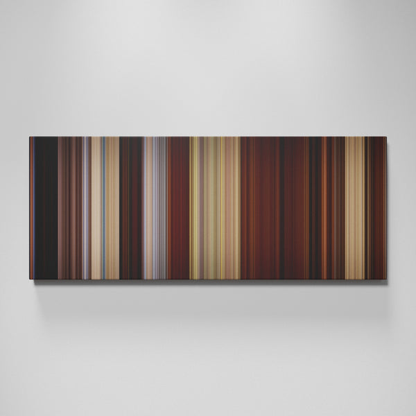 Django Unchained movie canvas wall art - color palette print
