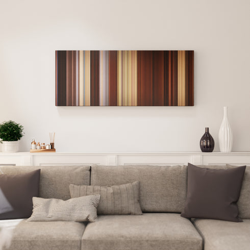 Django Unchained canvas print in living room - film wall decor