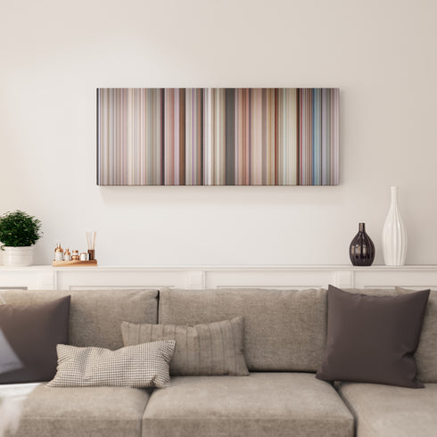 Sliding Doors canvas print in living room - film wall decor