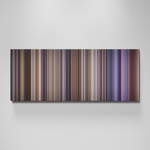 Contact movie canvas wall art - color palette print