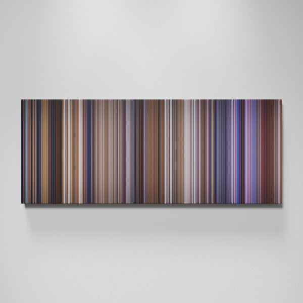 Contact movie canvas wall art - color palette print