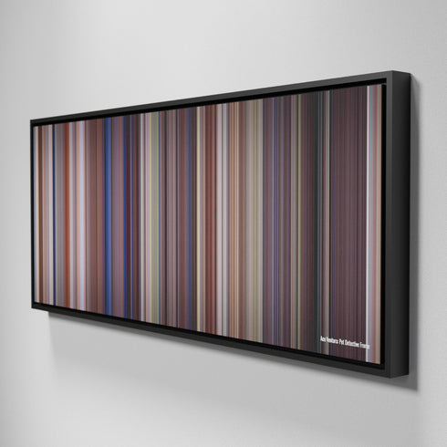 Side view of Framed Buff's of Ace Ventura: Pet Detective Frome on the wall