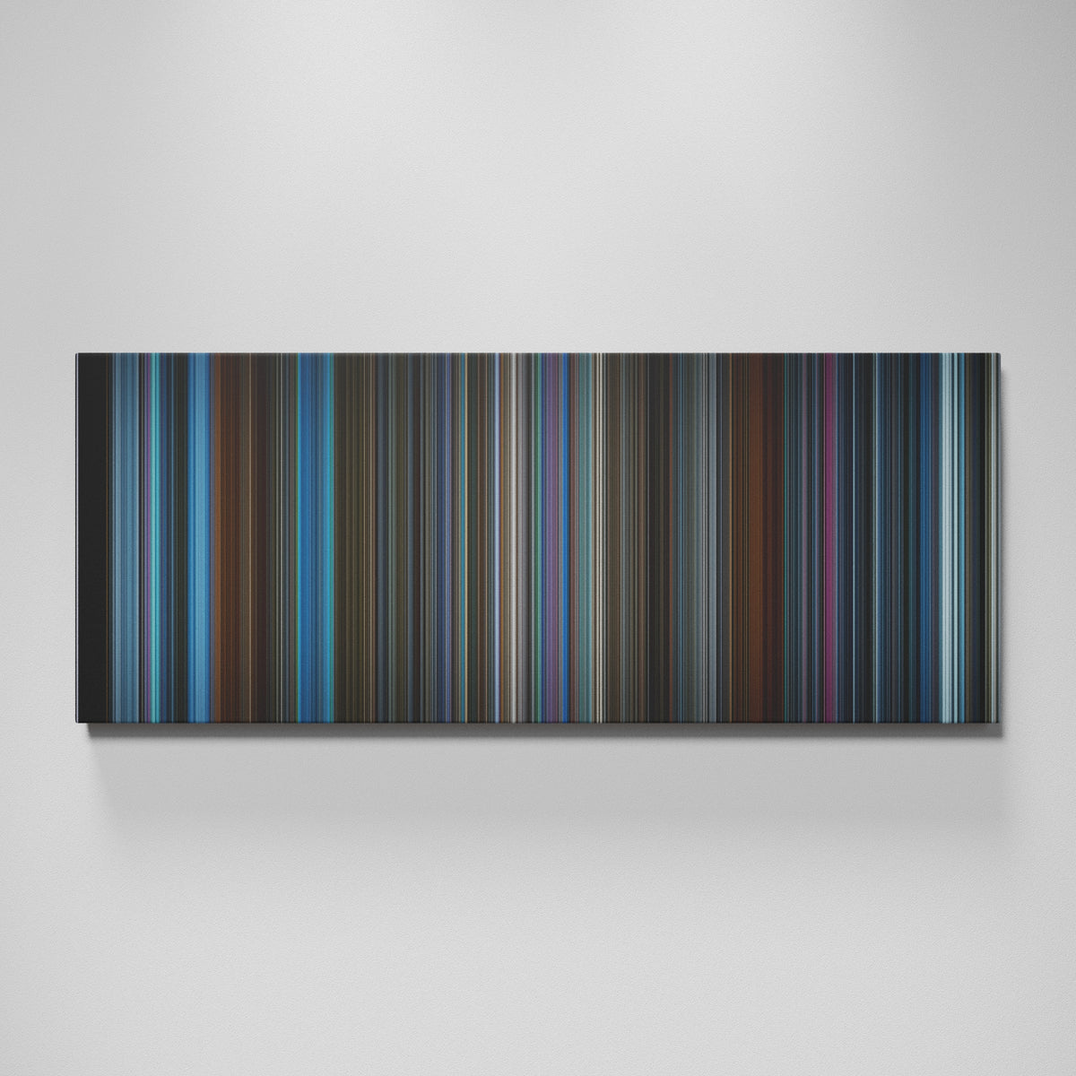 Blade Runner movie canvas wall art - color palette print