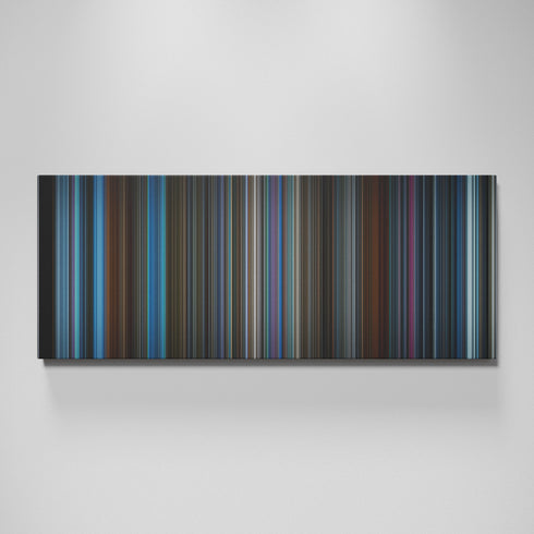Blade Runner movie canvas wall art - color palette print