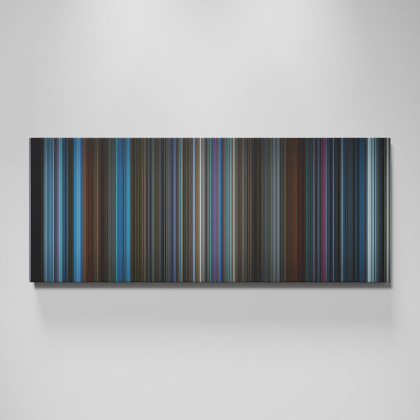 Blade Runner movie canvas wall art - color palette print