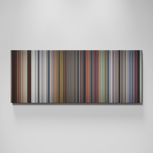Thor: Ragnarok movie canvas wall art - color palette print