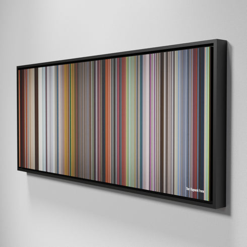 Side view of Framed Buff's of Thor: Ragnarok Frome on the wall