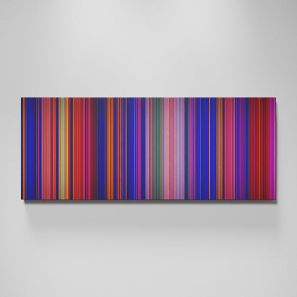 Aladdin movie canvas wall art - color palette print