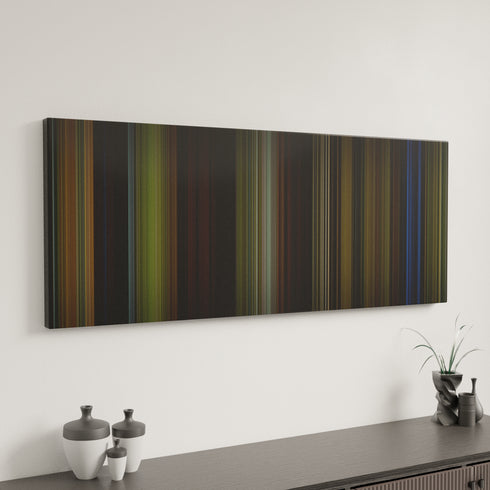Tuck Everlasting canvas art in modern interior - movie color palette