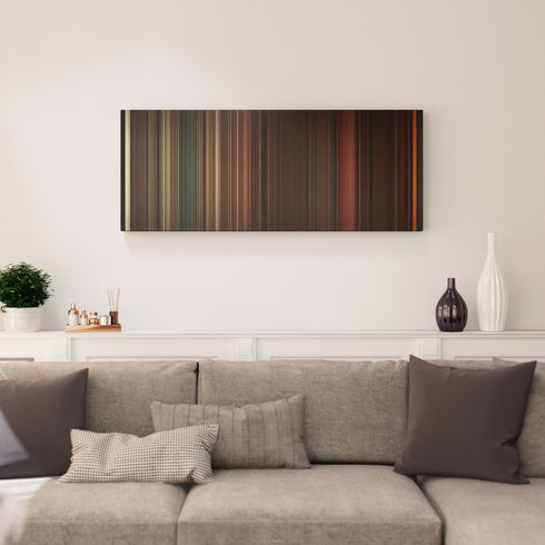 Inglourious Basterds canvas print in living room - film wall decor