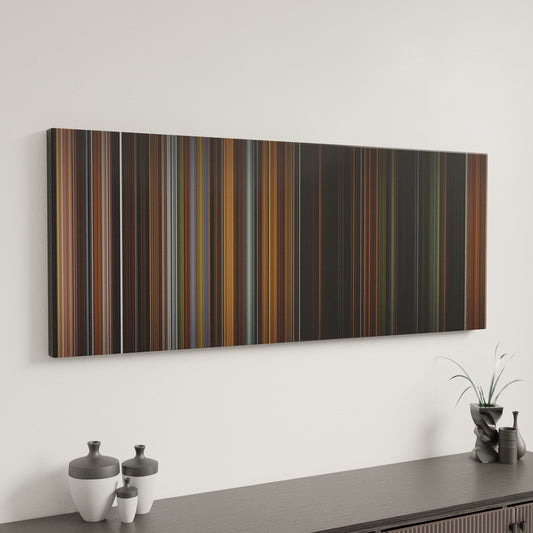 Minimal interior design with What Dreams May Come Frome on the wall