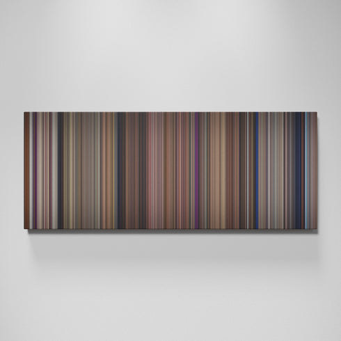 Snow White and the Seven Dwarfs movie canvas wall art - color palette print