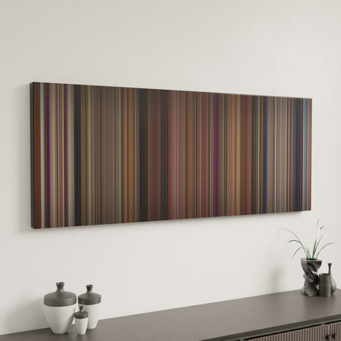 Snow White and the Seven Dwarfs canvas art in modern interior - movie color palette
