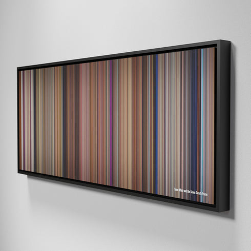 Side view of Framed Buff's of Snow White and the Seven Dwarfs Frome on the wall