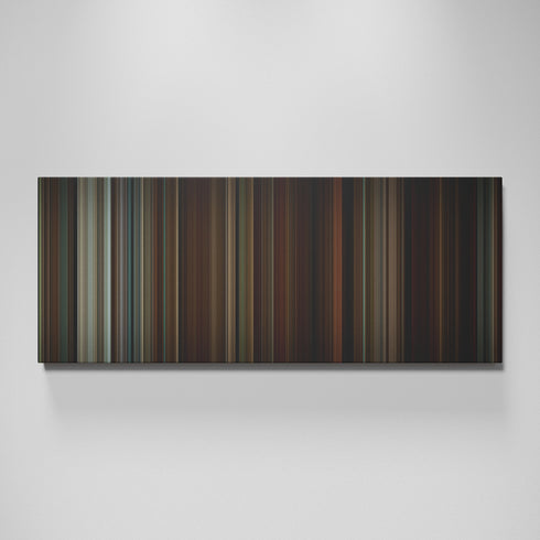 The Holiday movie canvas wall art - color palette print