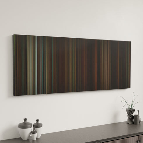 The Holiday canvas art in modern interior - movie color palette