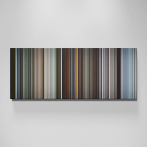 Monty Python and the Holy Grail movie canvas wall art - color palette print