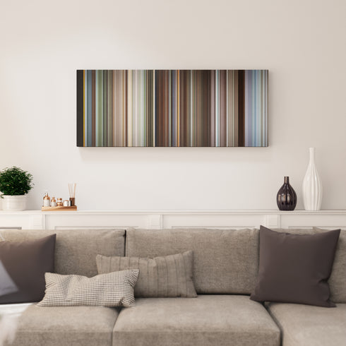 Living room interior with Monty Python and the Holy Grail Frome on the wall