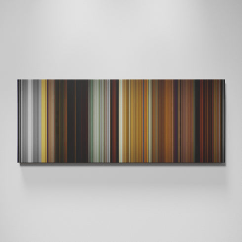Kill Bill: Vol. 2 movie canvas wall art - color palette print