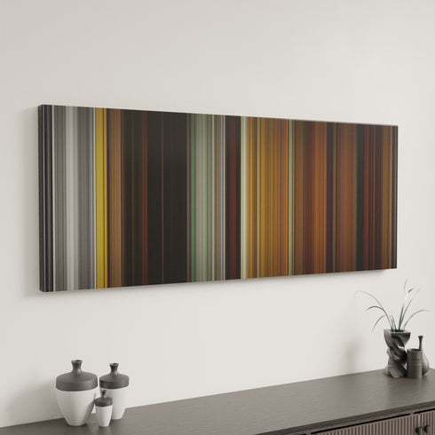 Kill Bill: Vol. 2 canvas art in modern interior - movie color palette