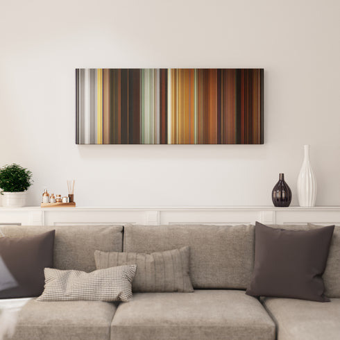 Kill Bill: Vol. 2 canvas print in living room - film wall decor