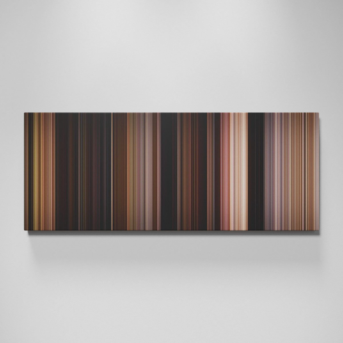The Fast and the Furious movie canvas wall art - color palette print