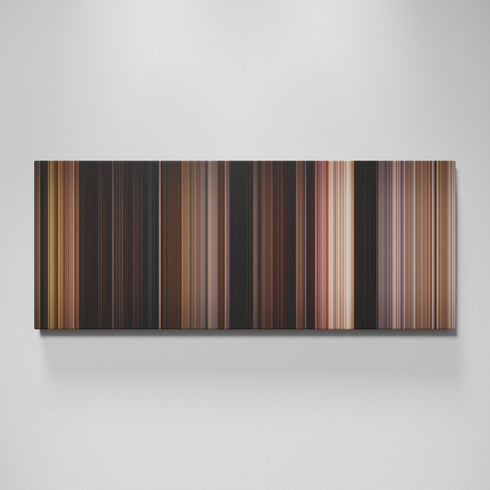 The Fast and the Furious movie canvas wall art - color palette print