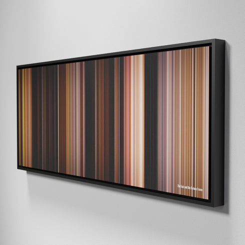 Side view of Framed Buff's of The Fast and the Furious Frome on the wall