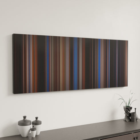 Dream a Little Dream canvas art in modern interior - movie color palette