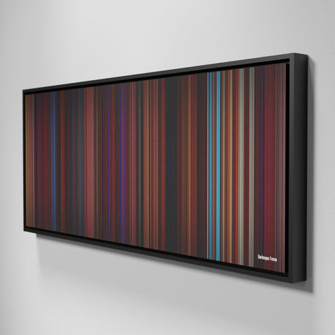 Side view of Framed Buff's of Burlesque Frome on the wall