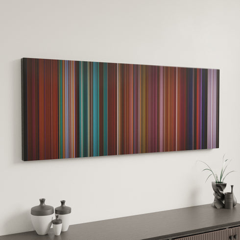 Minimal interior design with Hedwig and the Angry Inch Frome on the wall