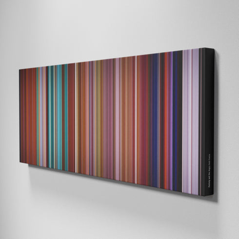 Side view of Buff's of Hedwig and the Angry Inch Frome on the wall