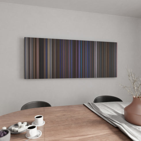 Magnolia canvas wall art in kitchen - movie decor