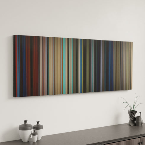 Minimal interior design with The Black Stallion Frome on the wall