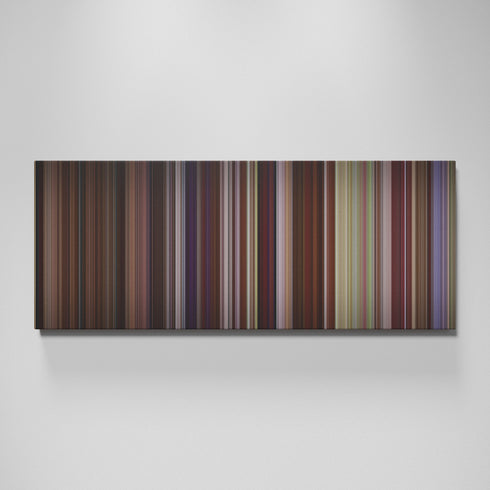 P.S. I Love You movie canvas wall art - color palette print