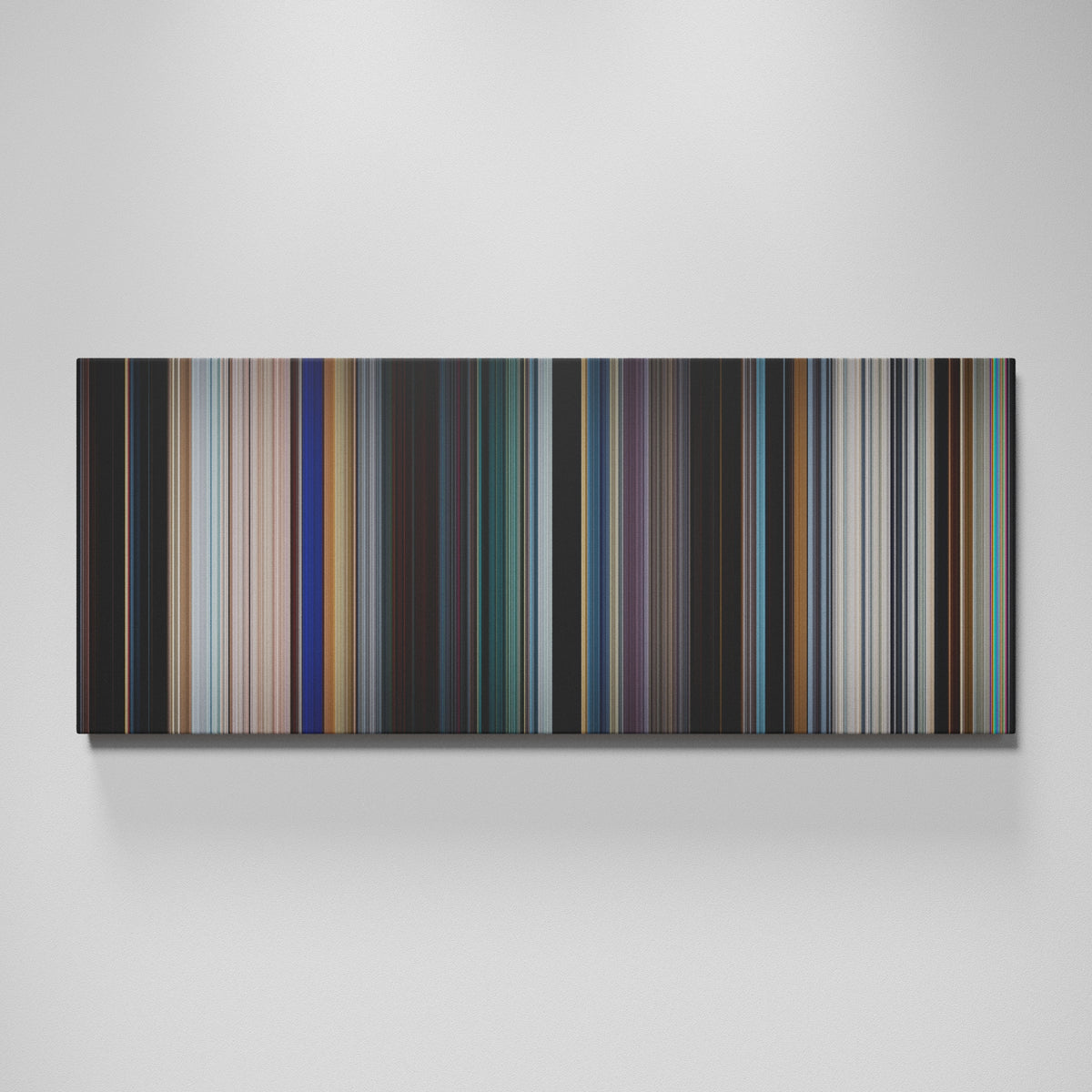 Black Panther movie canvas wall art - color palette print