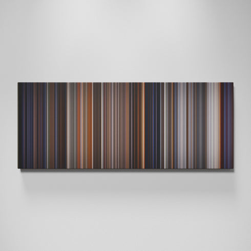 E.T. the Extra-Terrestrial movie canvas wall art - color palette print