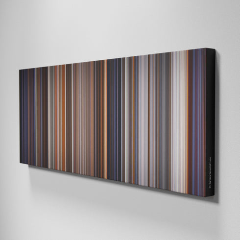 Side view of Buff's of E.T. the Extra-Terrestrial Frome on the wall