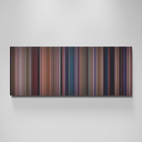 Heathers movie canvas wall art - color palette print