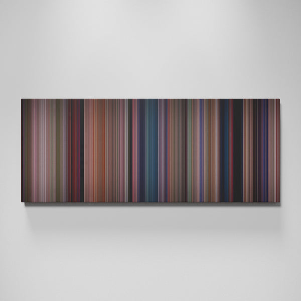 Heathers movie canvas wall art - color palette print