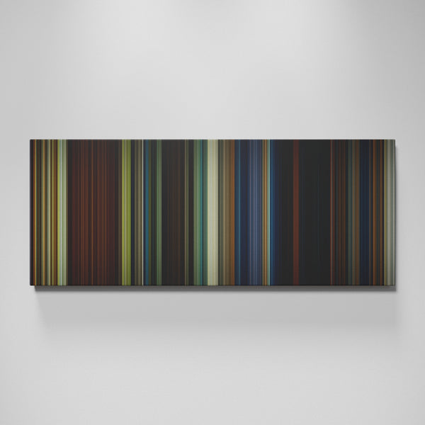 The Hobbit: An Unexpected Journey movie canvas wall art - color palette print