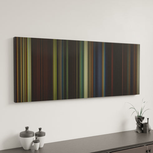 The Hobbit: An Unexpected Journey canvas art in modern interior - movie color palette