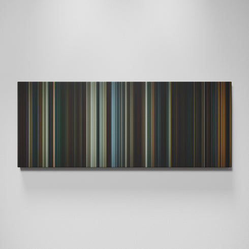 The Hobbit: The Desolation of Smaug movie canvas wall art - color palette print