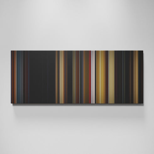 Nocturnal Animals movie canvas wall art - color palette print