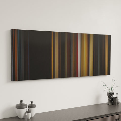Nocturnal Animals canvas art in modern interior - movie color palette