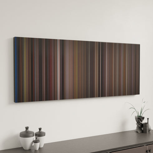Airplane! canvas art in modern interior - movie color palette