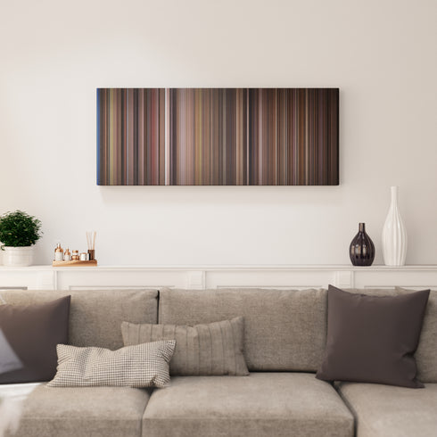 Living room interior with Airplane! Frome on the wall