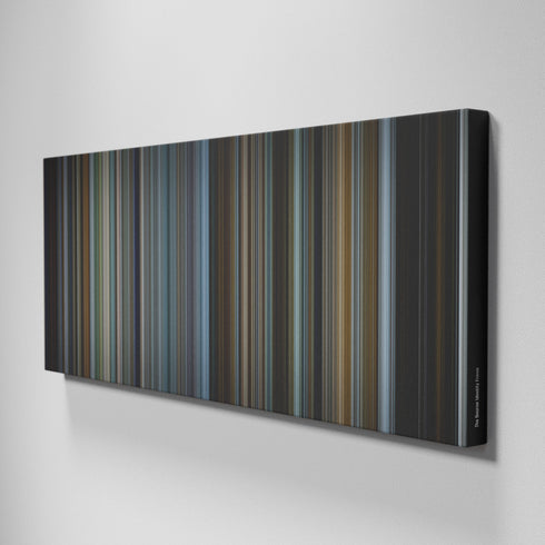 Side view of Buff's of The Bourne Identity Frome on the wall